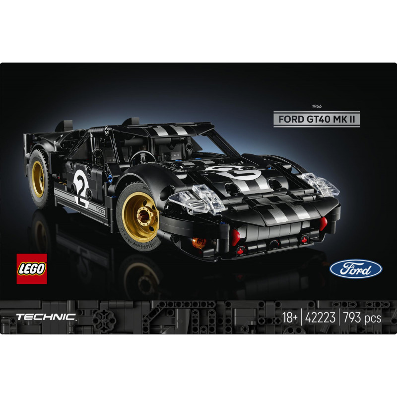 LEGO Technic 1966 Ford GT40 MKII Race Car 42223 - Afterpay