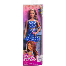 Barbie Doll With Type 1 Diabetes in Polka Dot Outfit