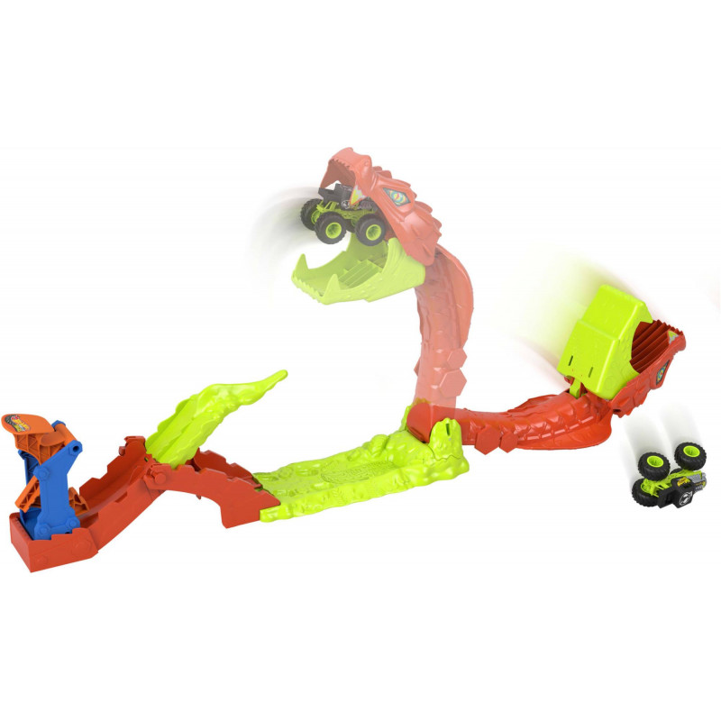 Hot Wheels Monster Trucks Snake Bite Slam Out - Afterpay