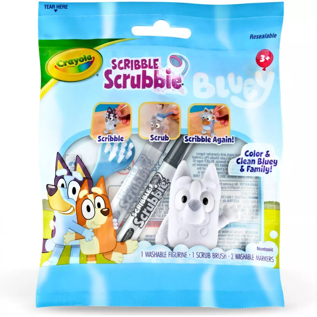 Scribble Scrubbie Bluey - Afterpay Available!