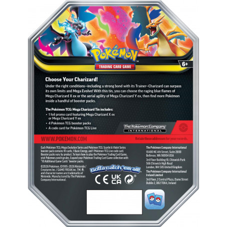 Pokemon TCG Mega Charizard ex Tins - Afterpay Available! Pokemon TCG Mega Charizard ex Tins - Afterpay Available!