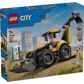 LEGO CITY Yellow Backhoe Loader 60480