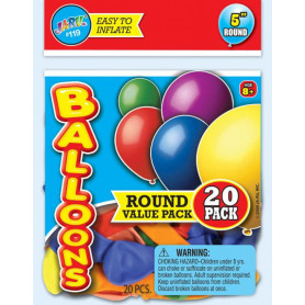 Jaru 20 Round Balloons