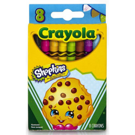 Crayola - Shopkins 8pc Crayon Pack - Kooky Cookie