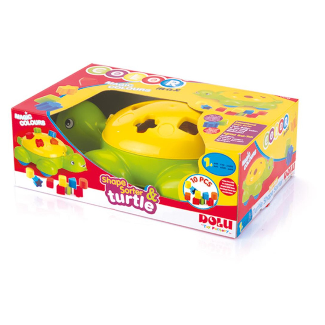 Peek A Blocks Fisher Price Build And Spill Musical Turtle Top