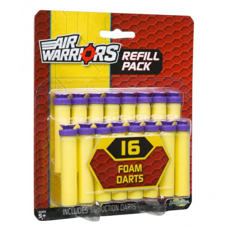 Buzz Bee - 16 Suction darts refill pack - Colour Of Darts May Vary!