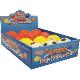 Wahu Sports Ball - High Bounce - 6.3cm- Assorted 1 only