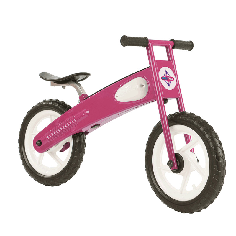 Eurotrike Glide 12" Balance Bike Pink Mr Toys Toyworld