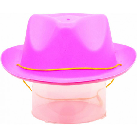Cowboy Hat Pink Plastic