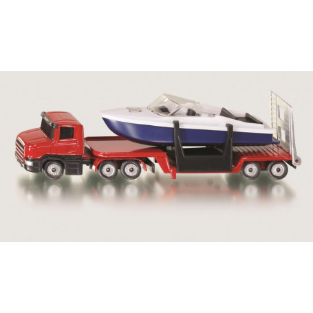 Siku Low Loader with Boat