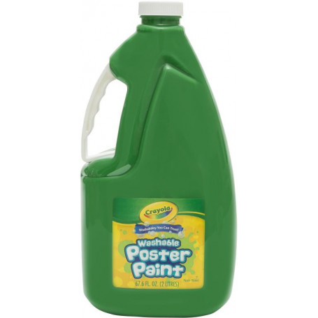 Crayola Washable Poster Paint 2 Litre - Green