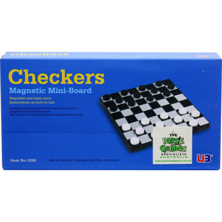 Magnetic Mini Board Checkers