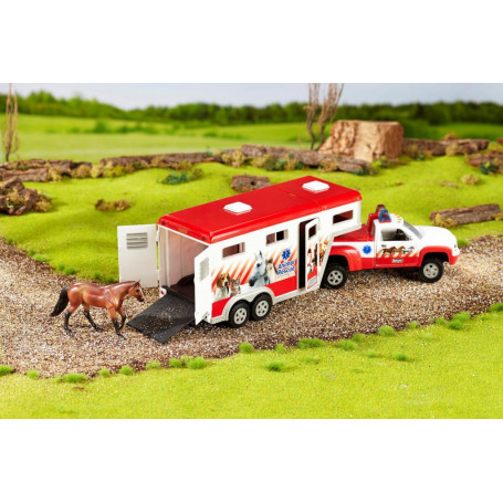Breyer Stablemates Animal Rescue Truck &Trailer
