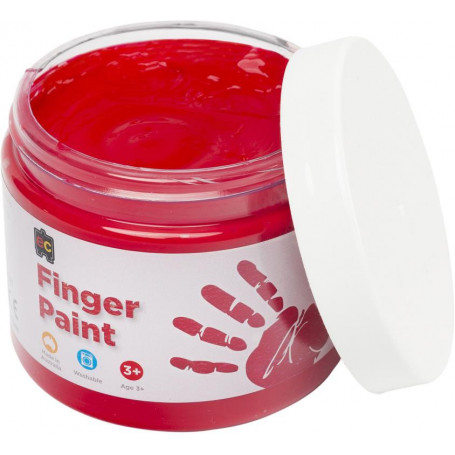 Finger Paint 250ml Red