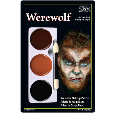 Tri-Colour Make-Up Palette - Werewolf