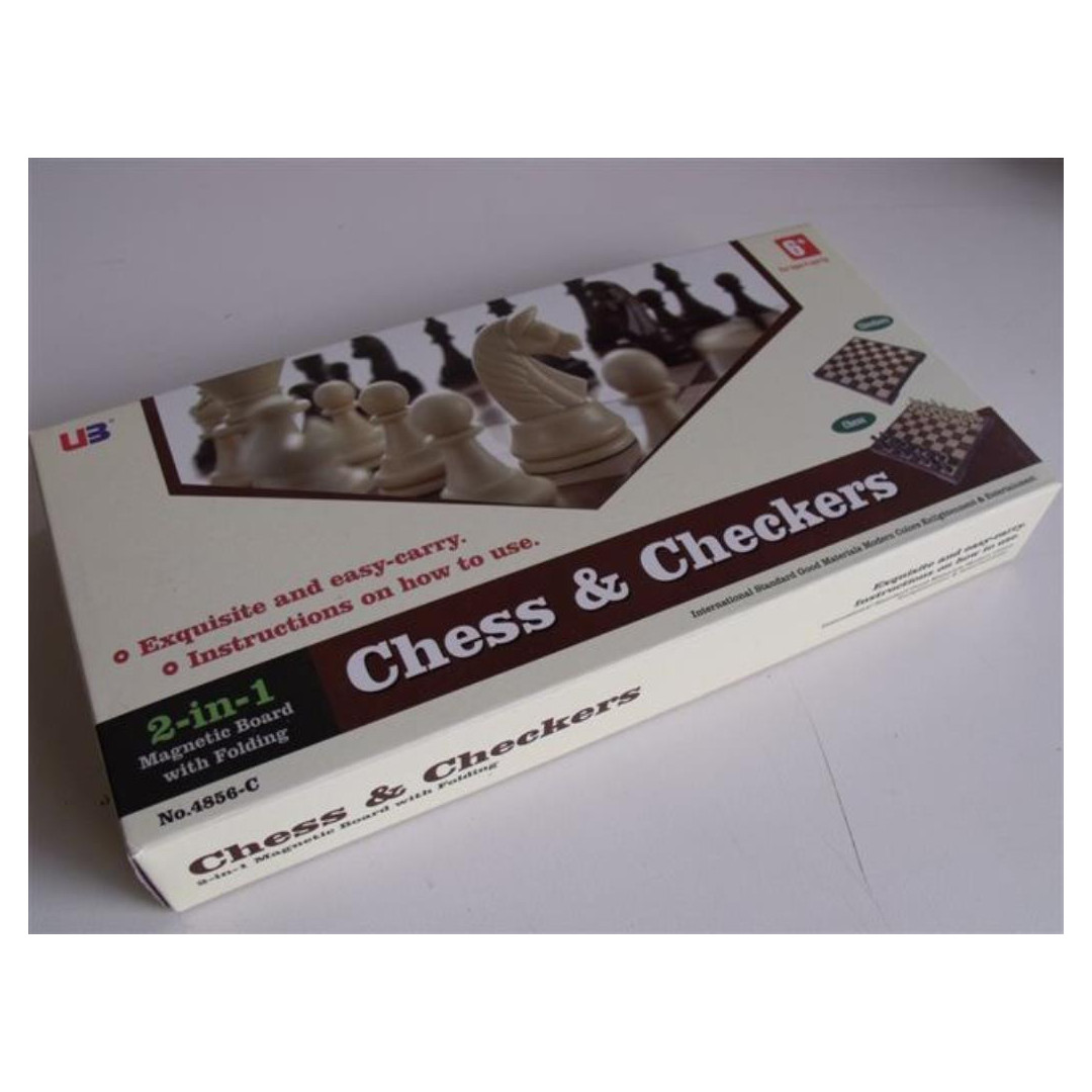 Magnetic Chess/Checkers 12'' - Afterpay Available!