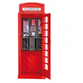 Artesania Telephone Booth British Red