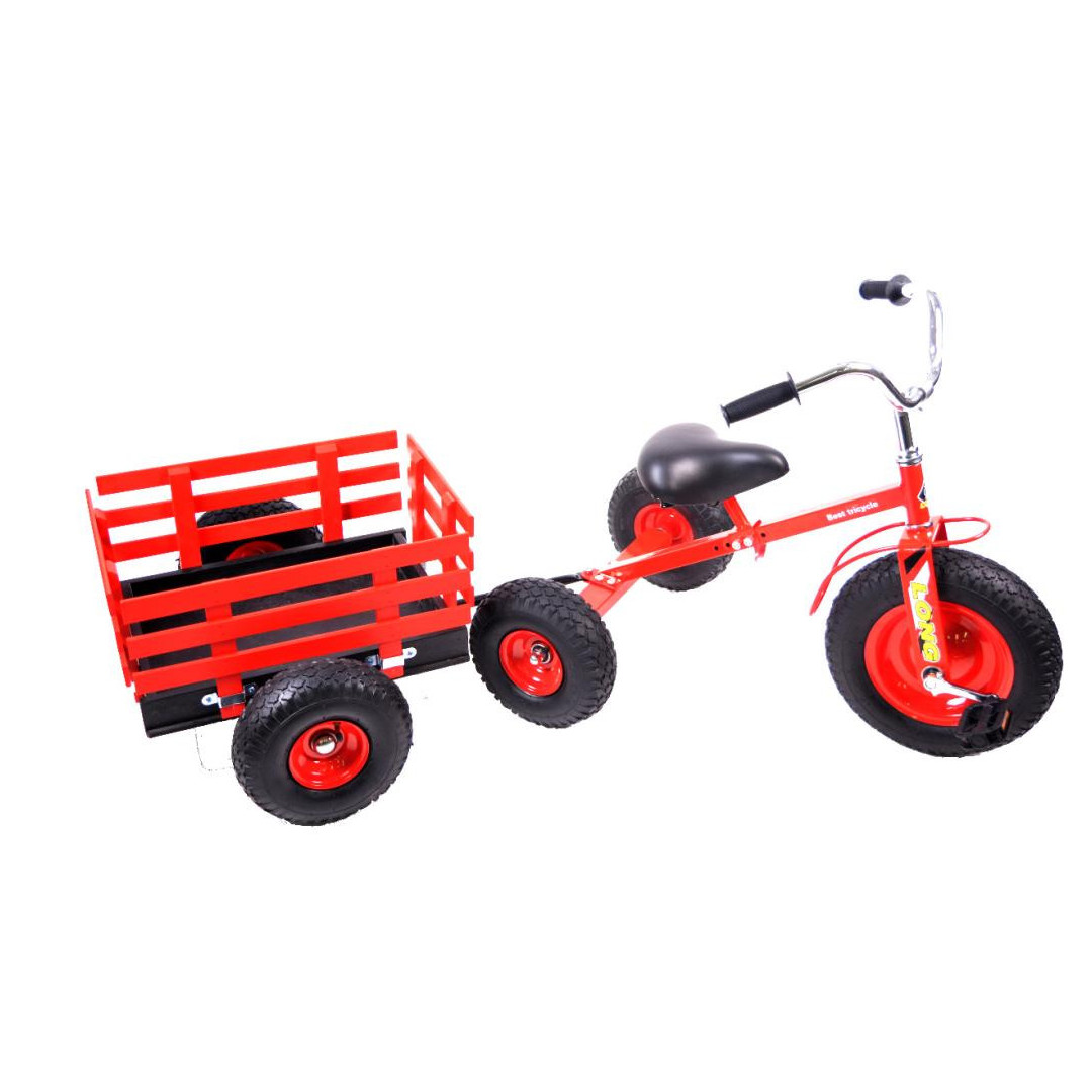 Kids trike and outlet trailer