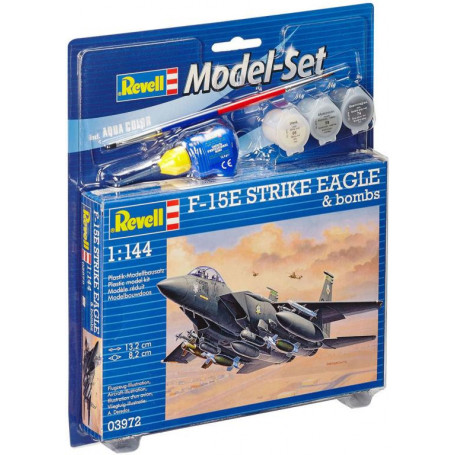 Revell F-15E Strike Eagle and Bombs 1:144 Model Set
