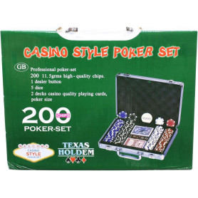 Casino Style Poker Set 200pc
