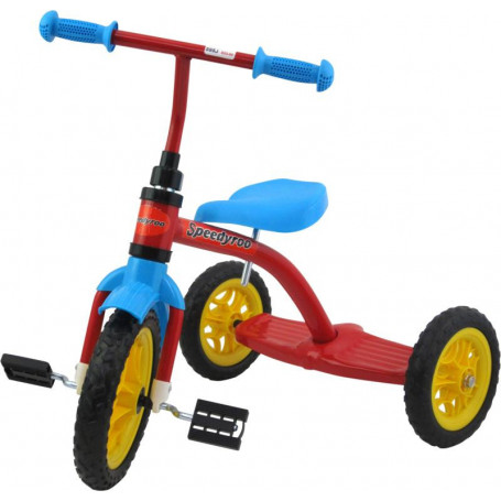 Speedster 3 Wheel Trike - Red/Blue/Yellow Combo