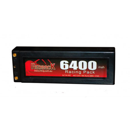 Redback 7.4V Li-Po 6400mAh 45C