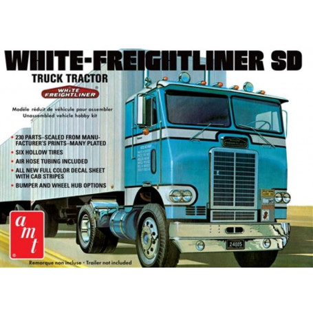 AMT 1:25 White Freightliner Truck