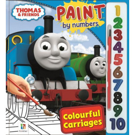 Thomas And Friends Paint By Numbers: Colourful Carriages