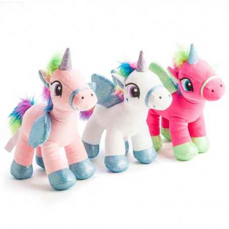 Plush Standing Unicorn - Assorted