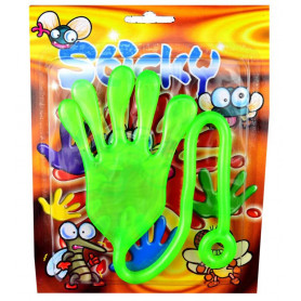 Large Sticky Hand Carded 34cm- Assorted