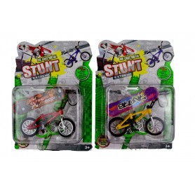 Die Cast Metal Stunt Set 7Pc Bike & Skateboard +Tools- Assorted