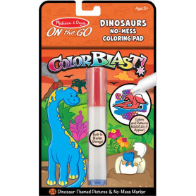 Melissa & Doug On the Go Dinosaurs No-Mess Colouring Pad Colourblast