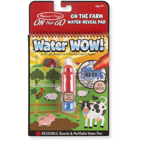 Melissa & Doug On the Go Farm Water-Reveal Pad Water Wow