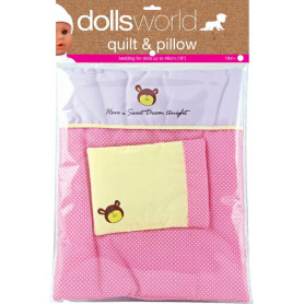Dollsworld Quilt & Pillow