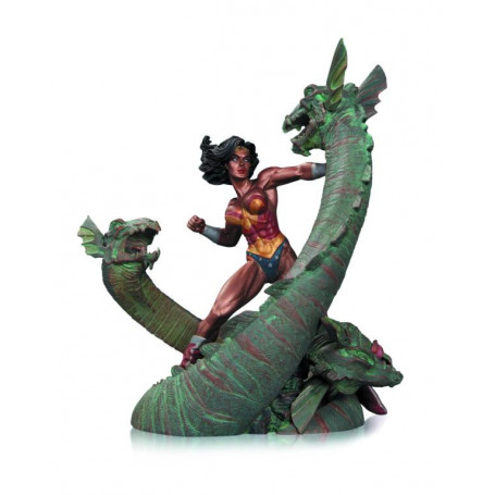 Wonder Woman Vs Hydra Mini Patina Statue
