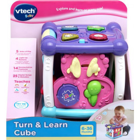 VTech Turn & Learn Cube Pink
