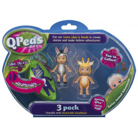 Qpeas 3 Pack: Animal Adventures