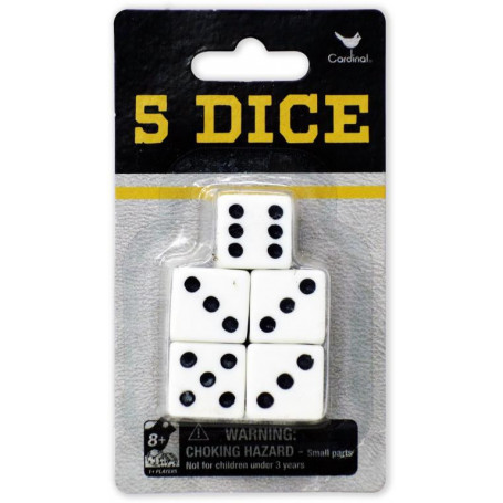 Pack Of 5 Dice