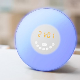 Alarm Clock With Changing Lights