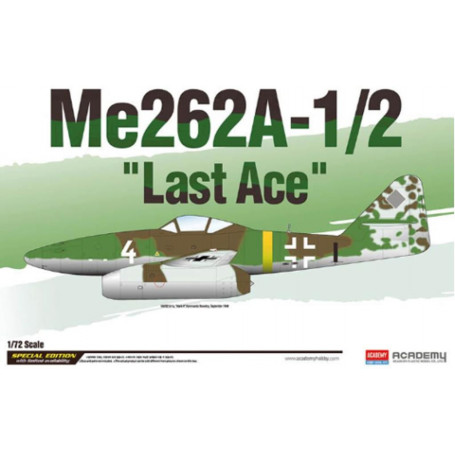 Academy 1/72 Me262A-1/2 "Last Ace" Le: