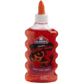 Elmer's Glitter Slime Glue 177Ml - Red
