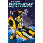 Card Birthday Transformers Bumblebee Blue