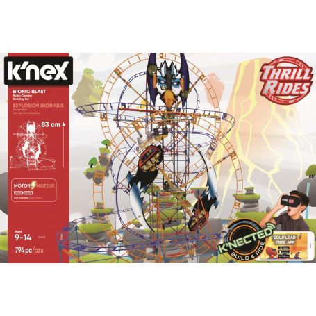 K'Nex - Bionic Blast Roller Coaster Building Set