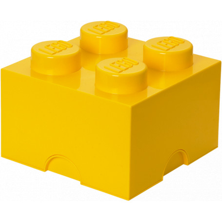 LEGO Storage Brick 4 - Bright Yellow