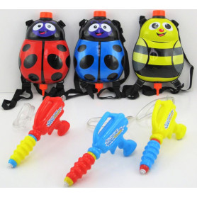 Mini Ladybird & Bee Back Pack Squirter - Pump Squirter