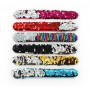 Sequin Slap Band Bangles - 21cm- Assorted