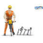 Bruder Construction Worker With Accessories