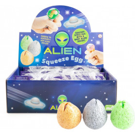 Squeeze Egg Alien Baby- Assorted