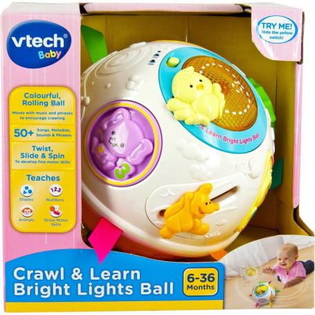 VTech Crawl & Learn Bright Lights Ball Pink