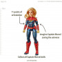 Captain Marvel Photon Power FX Electronic Doll